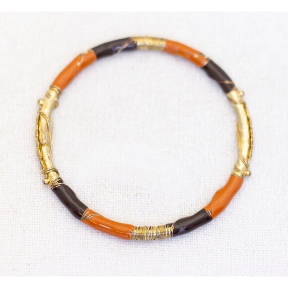 Vintage Fortune Luck Bangle 8 Inch - AB1 - Picture 1 of 3